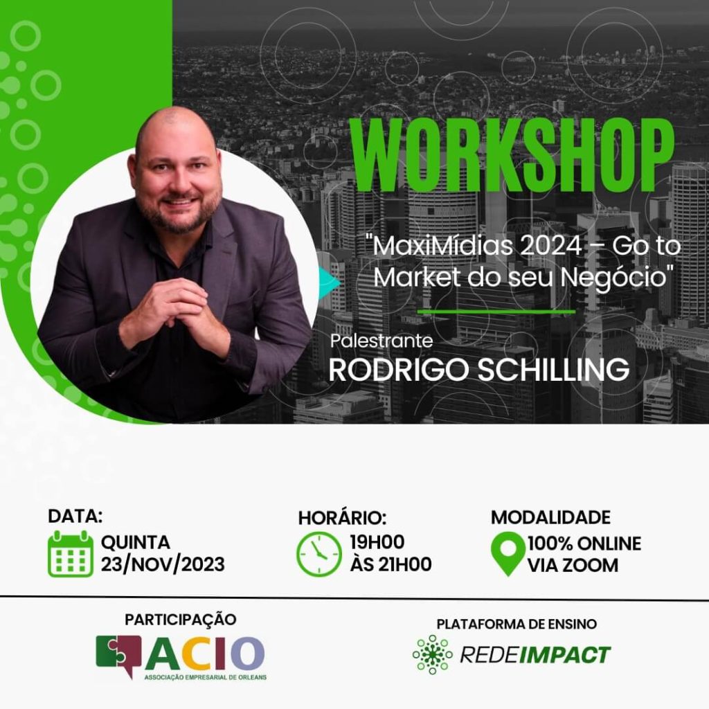 Workshop: MaxiMídias 2024 – Go to Market do seu Negócio